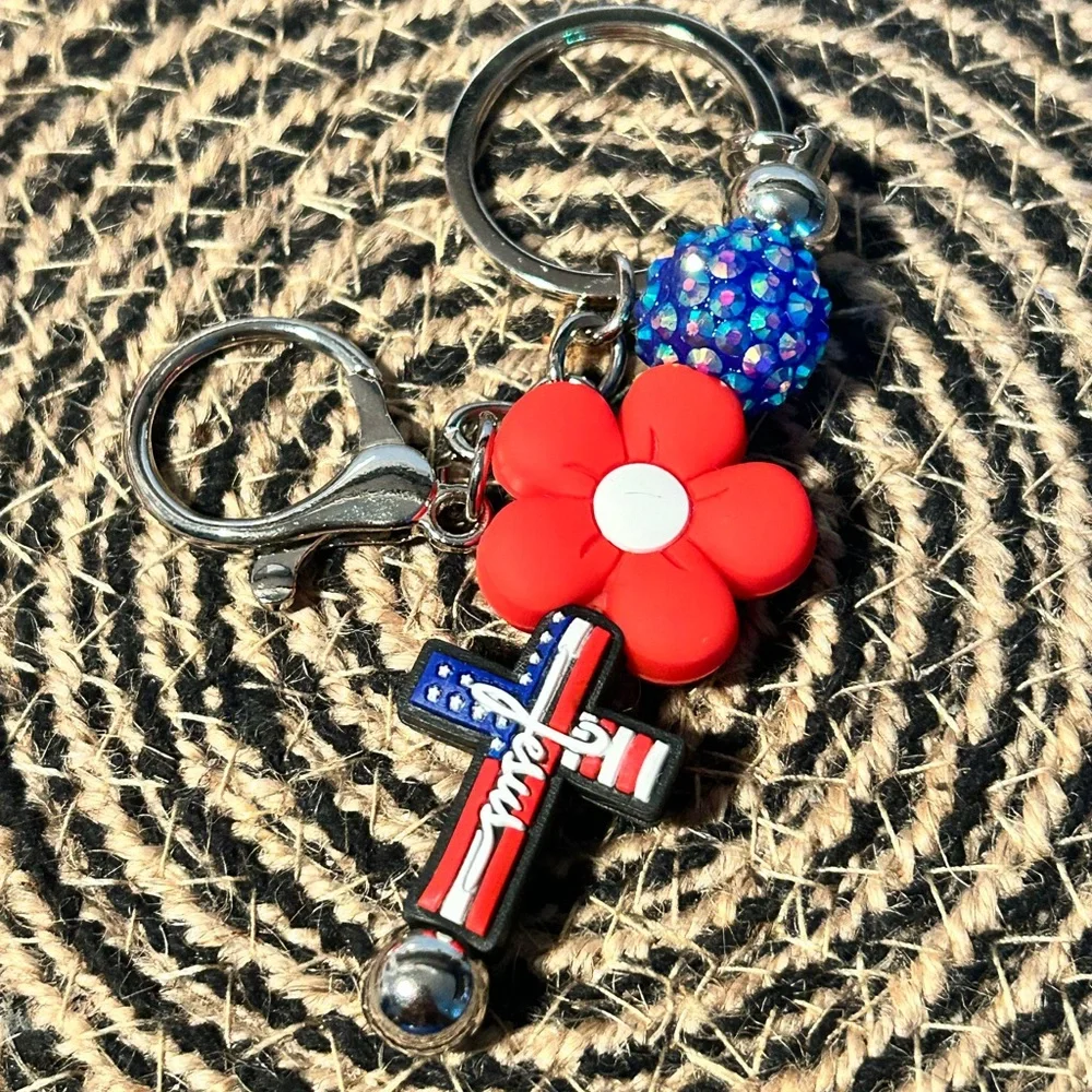 Patriotic Keychain